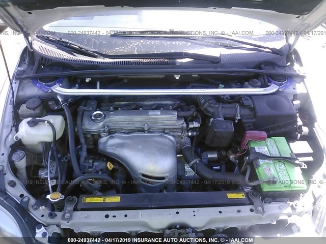 JTKDE177660089716 - 2006 TOYOTA SCION TC SILVER photo 10