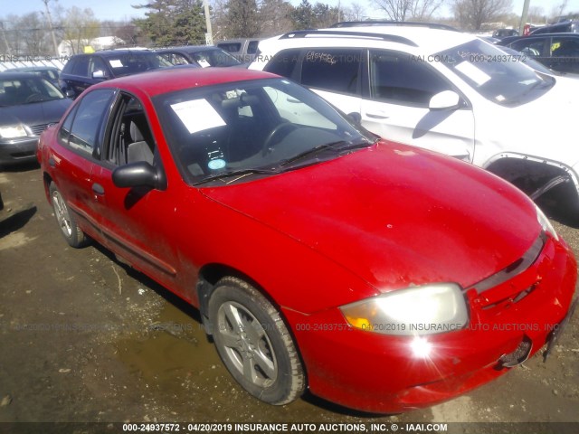 1G1JF52F047200366 - 2004 CHEVROLET CAVALIER LS RED photo 1