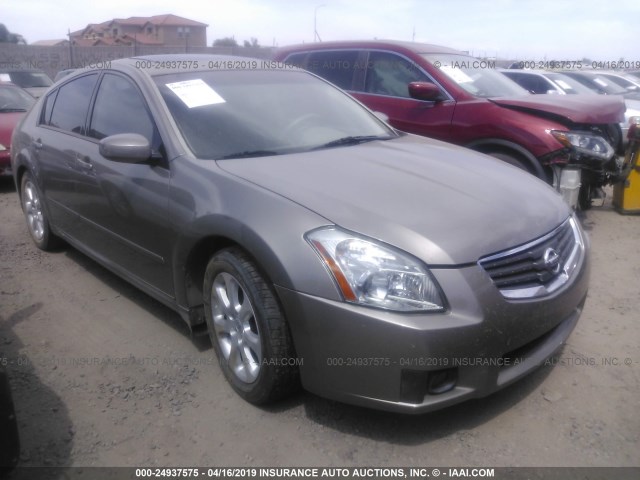 1N4BA41E27C806878 - 2007 NISSAN MAXIMA SE/SL GOLD photo 1