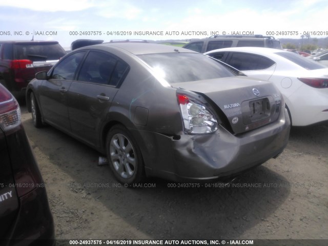 1N4BA41E27C806878 - 2007 NISSAN MAXIMA SE/SL GOLD photo 3