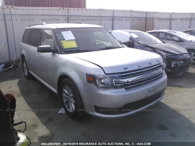 2FMGK5B86DBD03177 - 2013 FORD FLEX SE SILVER photo 1