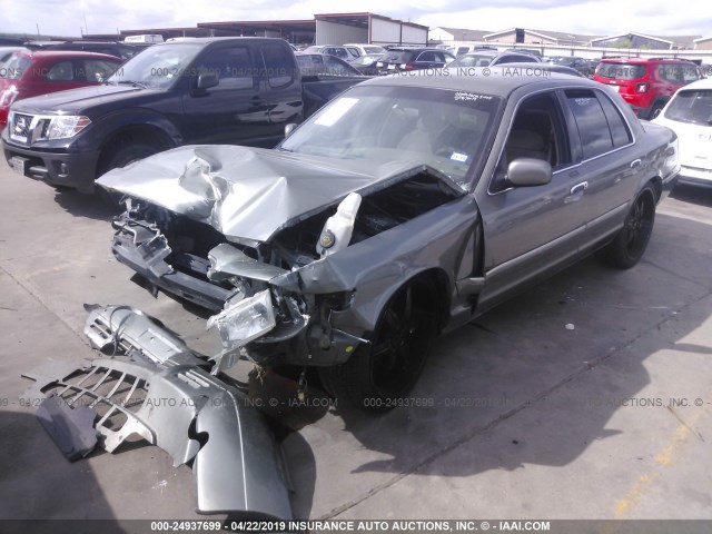 2MEFM74W7YX642426 - 2000 MERCURY GRAND MARQUIS GS BEIGE photo 2