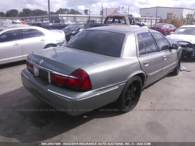 2MEFM74W7YX642426 - 2000 MERCURY GRAND MARQUIS GS BEIGE photo 4