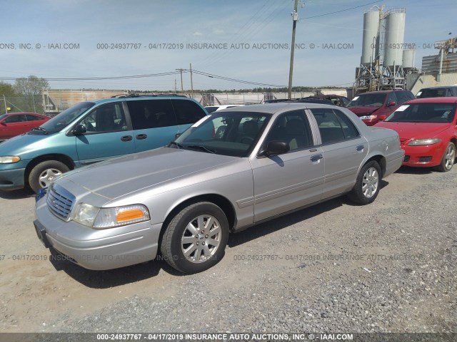 2FAFP74V78X135628 - 2008 FORD CROWN VICTORIA  GRAY photo 2