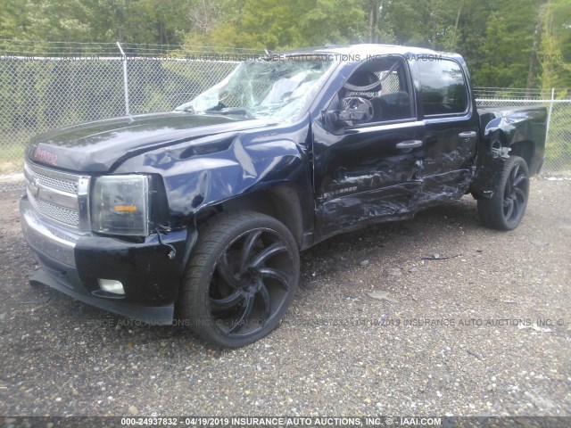 2GCEC13J471584277 - 2007 CHEVROLET SILVERADO C1500 CREW CAB BLACK photo 2