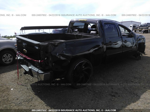 2GCEC13J471584277 - 2007 CHEVROLET SILVERADO C1500 CREW CAB BLACK photo 4