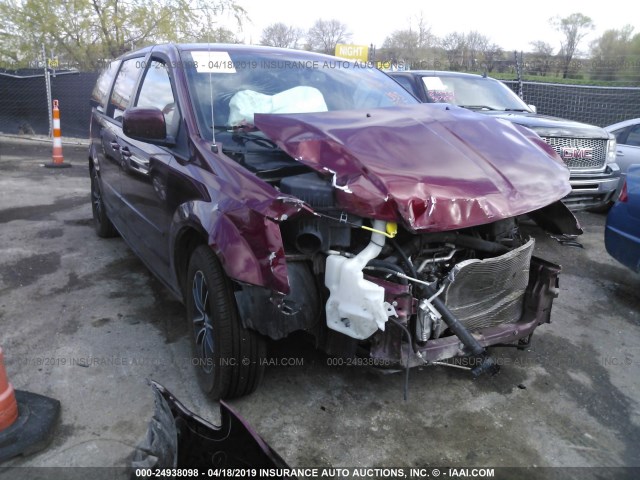 2C4RDGBG7GR398774 - 2016 DODGE GRAND CARAVAN SE RED photo 6