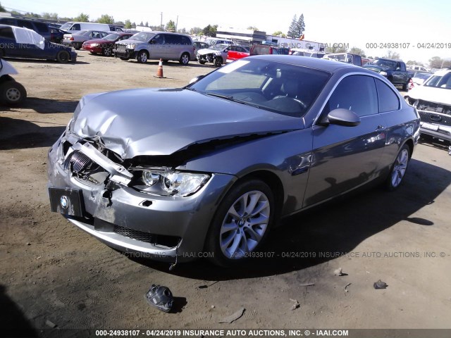 WBAWC73548E064085 - 2008 BMW 335 XI GRAY photo 2