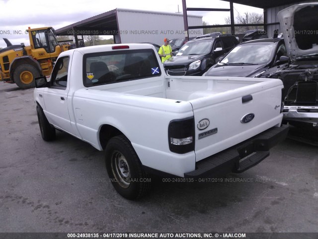 1FTYR10U56PA05115 - 2006 FORD RANGER WHITE photo 3