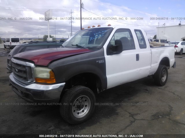 1FTSX31S3XEA58820 - 1999 FORD F350 SRW SUPER DUTY WHITE photo 2