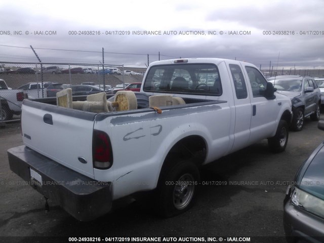 1FTSX31S3XEA58820 - 1999 FORD F350 SRW SUPER DUTY WHITE photo 4