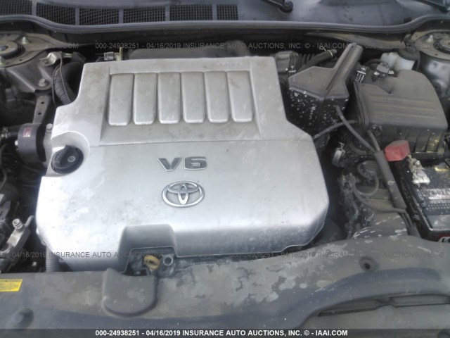 4T1BK3EK0BU131113 - 2011 TOYOTA CAMRY SE/LE/XLE GRAY photo 10