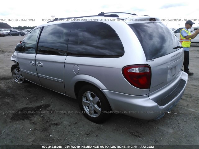 2D4GP44L85R104502 - 2005 DODGE GRAND CARAVAN SXT SILVER photo 3