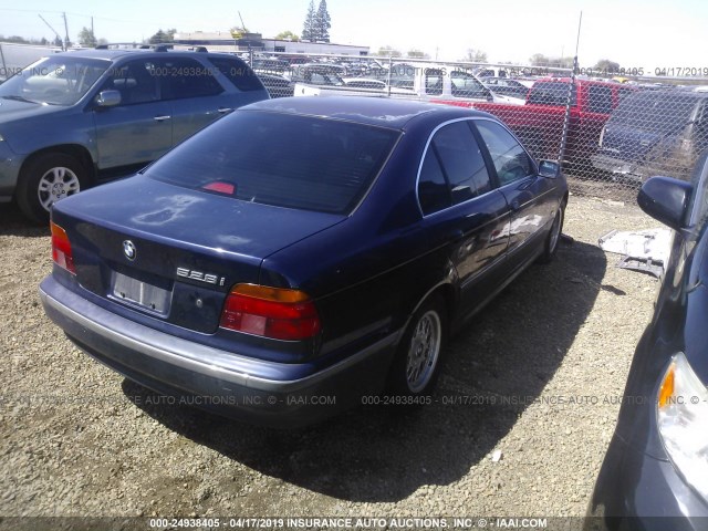 WBADD6325WGT90435 - 1998 BMW 528 I AUTOMATIC Dark Blue photo 4