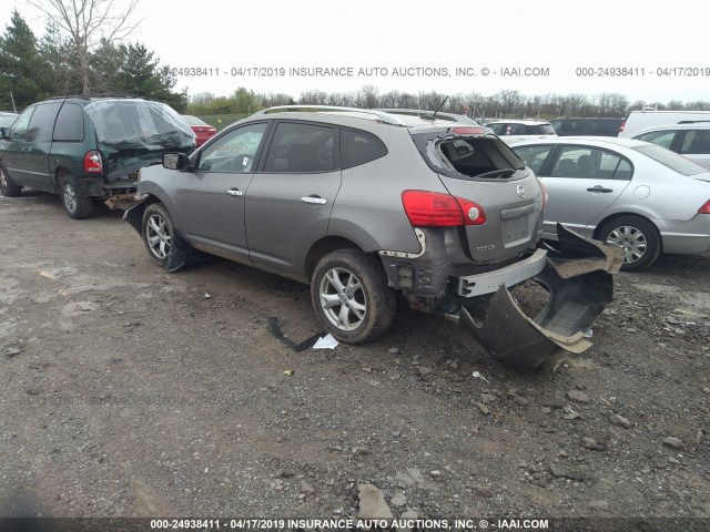 JN8AS5MV9AW600679 - 2010 NISSAN ROGUE S/SL/KROM GRAY photo 3