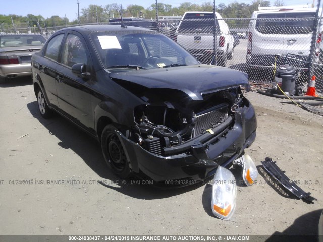 KL1TD5DE4AB122927 - 2010 CHEVROLET AVEO LS/LT შავი ფოტო 6