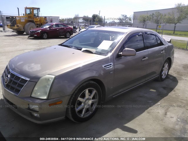 1G6DW67V180111899 - 2008 CADILLAC STS Champagne photo 2