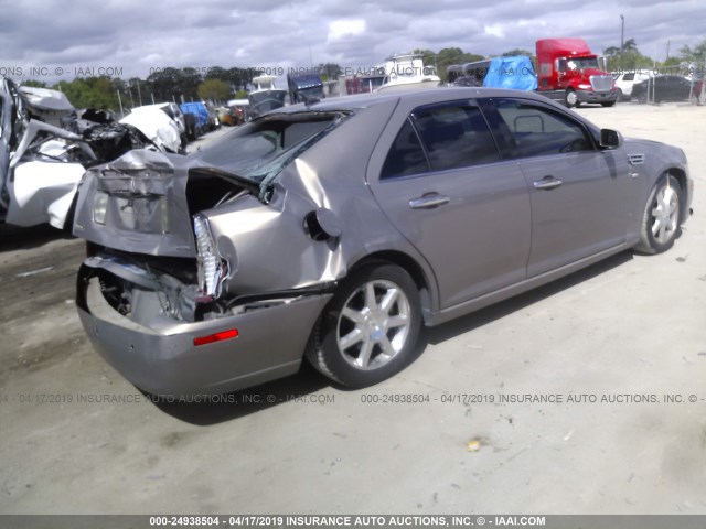 1G6DW67V180111899 - 2008 CADILLAC STS Champagne photo 4
