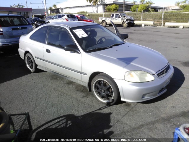 1HGEJ6226XL090205 - 1999 HONDA CIVIC DX SILVER photo 1