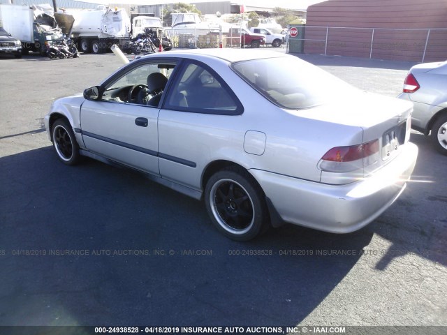 1HGEJ6226XL090205 - 1999 HONDA CIVIC DX SILVER photo 3