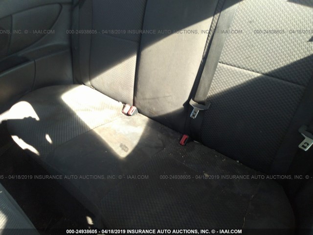 3FAFP31N25R112040 - 2005 FORD FOCUS ZX3 WHITE photo 8