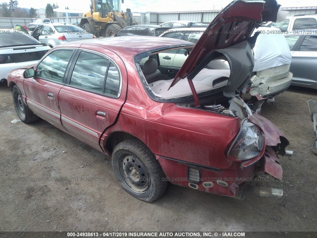 1LNHM97V3YY909176 - 2000 LINCOLN CONTINENTAL  BURGUNDY photo 3