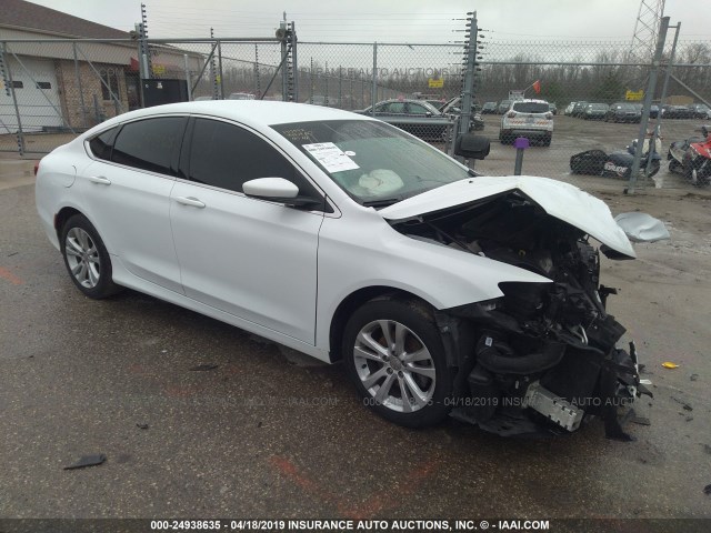 1C3CCCAB7GN116612 - 2016 CHRYSLER 200 LIMITED WHITE photo 1