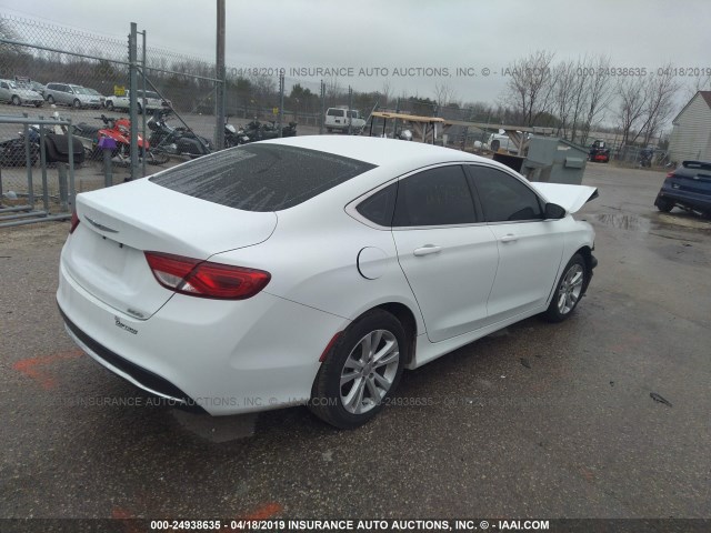 1C3CCCAB7GN116612 - 2016 CHRYSLER 200 LIMITED WHITE photo 4