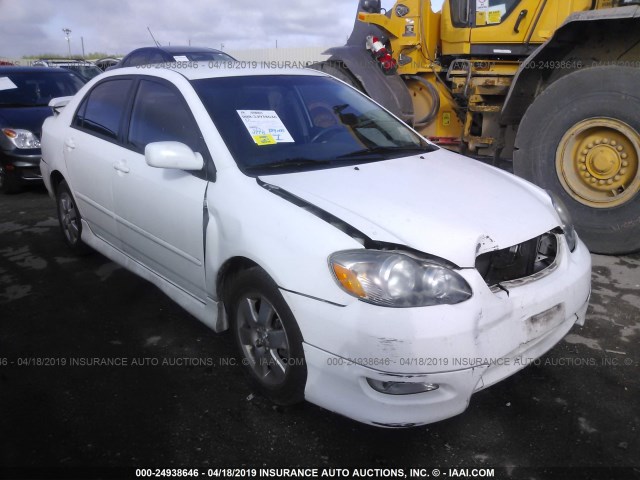 1NXBR32E58Z018647 - 2008 TOYOTA COROLLA CE/LE/S WHITE photo 1