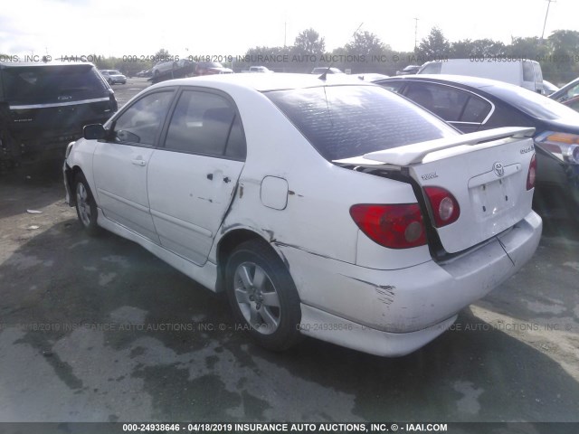 1NXBR32E58Z018647 - 2008 TOYOTA COROLLA CE/LE/S WHITE photo 3