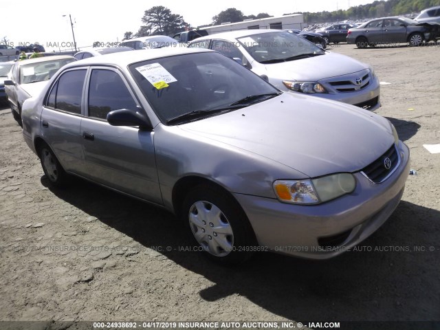 1NXBR12E42Z639065 - 2002 TOYOTA COROLLA CE/LE/S GRAY photo 1