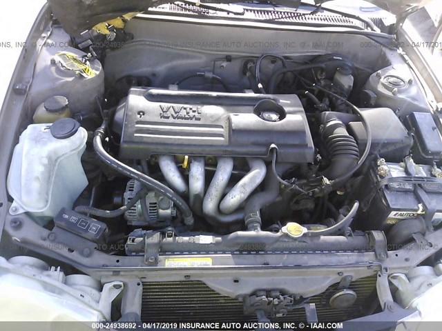 1NXBR12E42Z639065 - 2002 TOYOTA COROLLA CE/LE/S GRAY photo 10