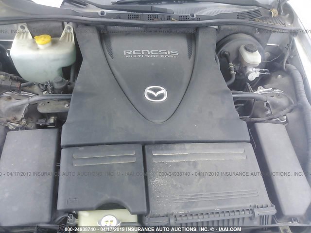 JM1FE173570213893 - 2007 MAZDA RX8 SILVER photo 10