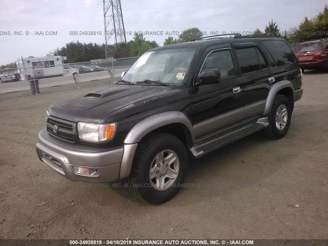 JT3HN86R0Y0266532 - 2000 TOYOTA 4RUNNER SR5 BLACK photo 2