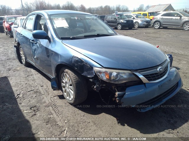 JF1GE61698H509822 - 2008 SUBARU IMPREZA 2.5I BLUE photo 1