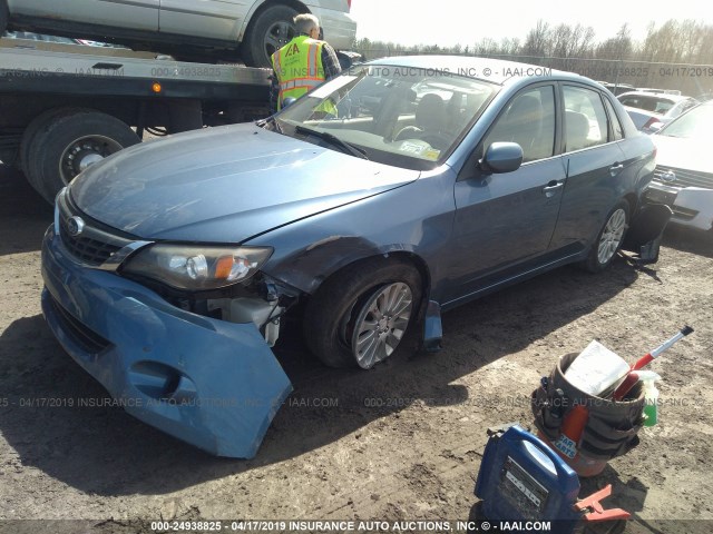 JF1GE61698H509822 - 2008 SUBARU IMPREZA 2.5I BLUE photo 2