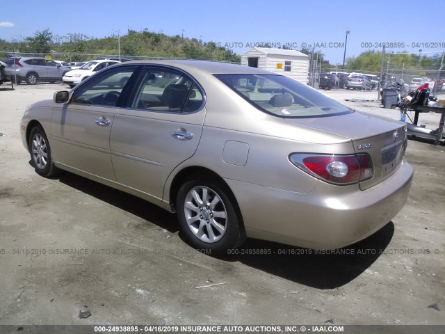 JTHBF30G820051950 - 2002 LEXUS ES 300 TAN photo 3