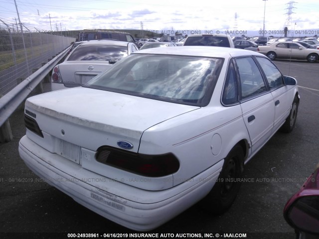 1FACP5242PG130469 - 1993 FORD TAURUS GL WHITE photo 4