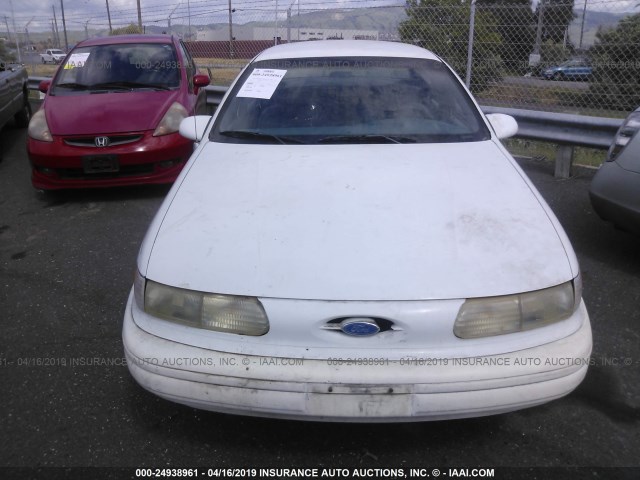 1FACP5242PG130469 - 1993 FORD TAURUS GL WHITE photo 6