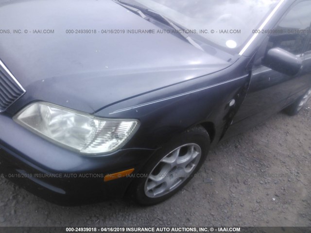 JA3AJ26E53U001575 - 2003 MITSUBISHI LANCER ES BLACK photo 6