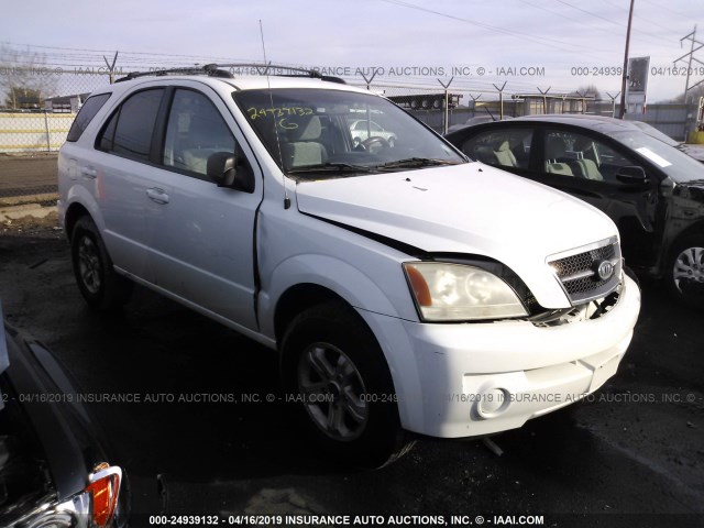 KNDJC733155436389 - 2005 KIA SORENTO EX/LX WHITE photo 1