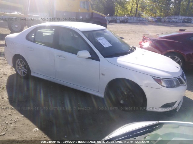 YS3FA4CY2B1309586 - 2011 SAAB 9-3 2.0T WHITE photo 1