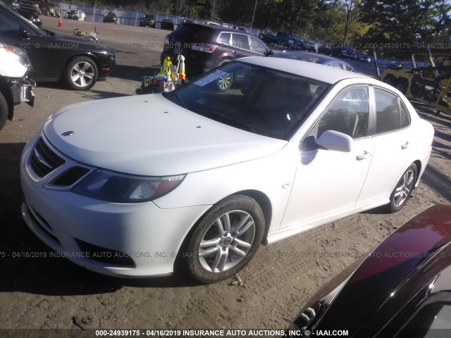 YS3FA4CY2B1309586 - 2011 SAAB 9-3 2.0T WHITE photo 2