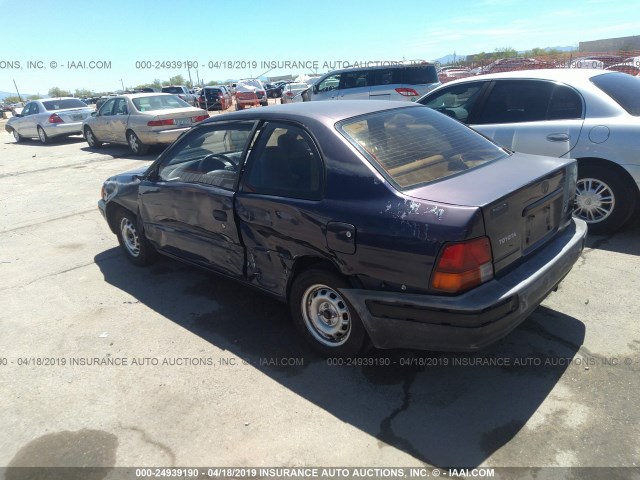 JT2AC52L1T0189500 - 1996 TOYOTA TERCEL STD/DX PURPLE photo 3