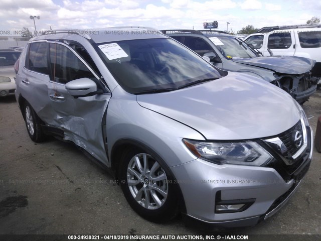 KNMAT2MT2HP550895 - 2017 NISSAN ROGUE S/SV SILVER photo 1