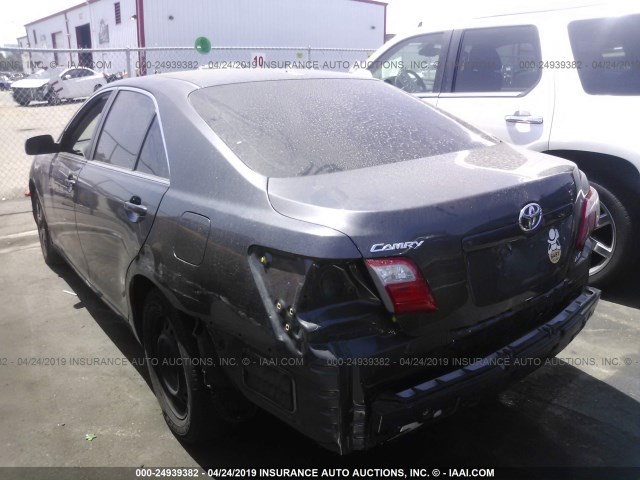 4T1BE46K09U312038 - 2009 TOYOTA CAMRY SE/LE/XLE GRAY photo 3