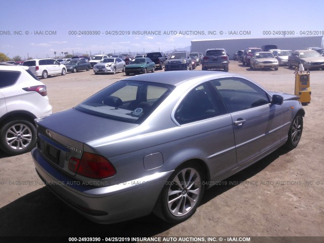 WBABD53454PD95802 - 2004 BMW 330 CI SILVER photo 4