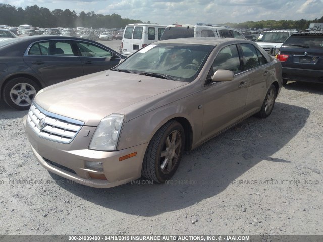 1G6DC67A550145880 - 2005 CADILLAC STS GOLD photo 2