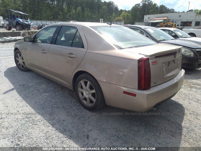 1G6DC67A550145880 - 2005 CADILLAC STS GOLD photo 3