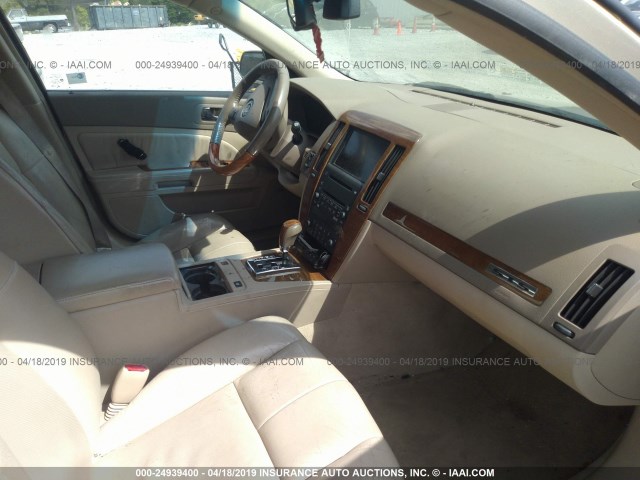 1G6DC67A550145880 - 2005 CADILLAC STS GOLD photo 5